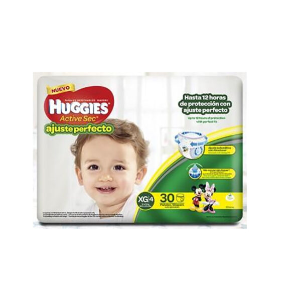 PAN.HUGGIES ACT.SEC AJU.PERF.ET.4 XG 30